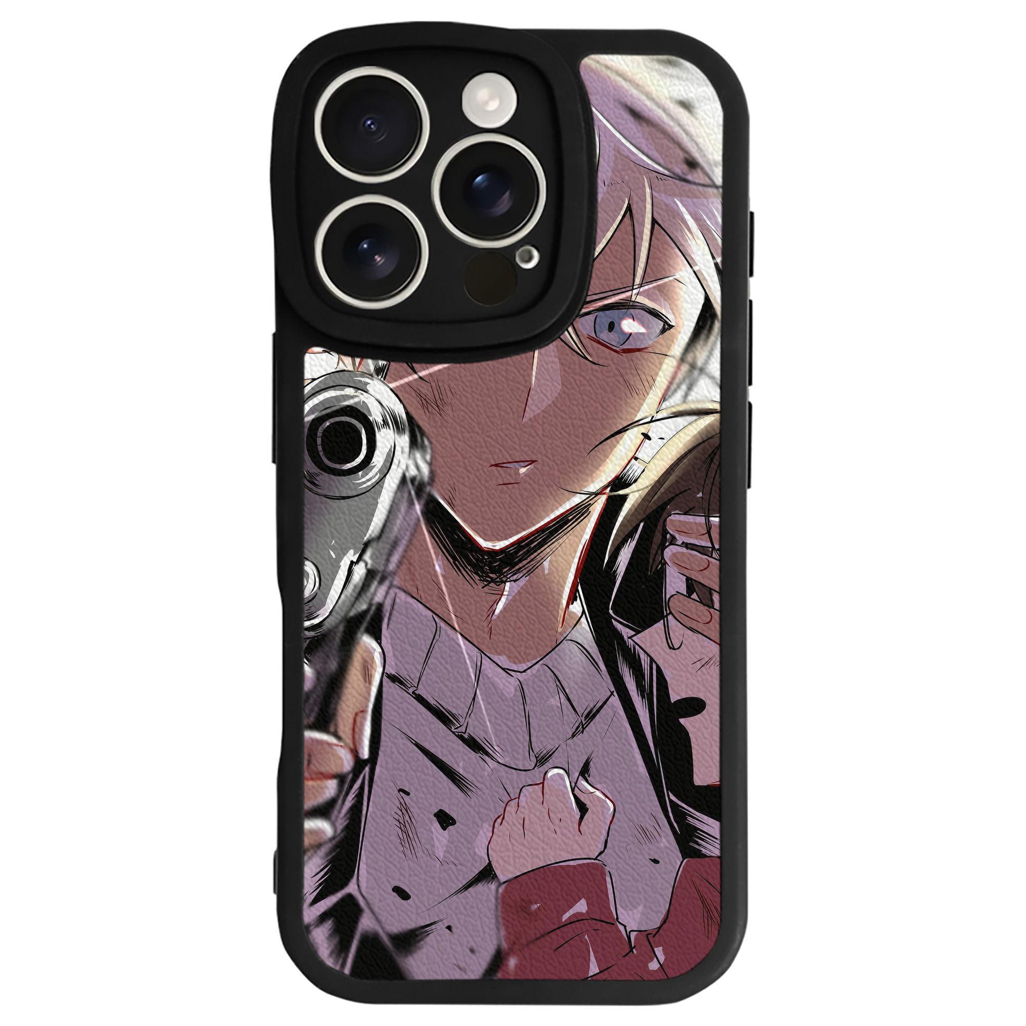 （画像用） 名探偵コナン Detective Conan 【iPhone 16シリーズ対応】シリコンスマホケース（レザー調） 材質：シリコン